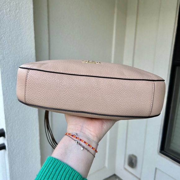 Coach Sutton shoulder bag style 52548 cream leather pebbled classic winter purse - Picture 5 of 11